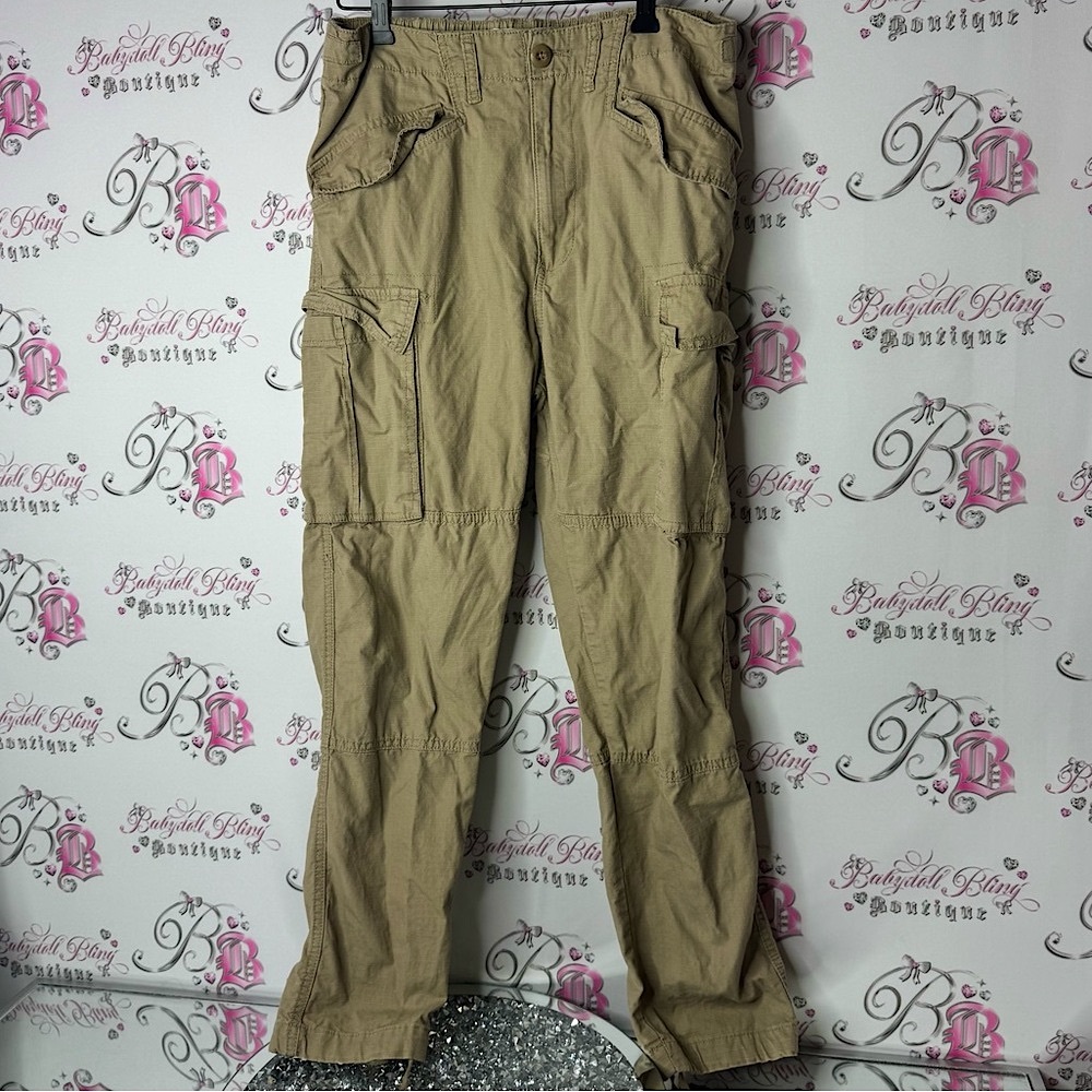LCKR pants cargo tank beige pockets medium tan Cargo Pants